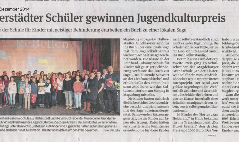 Jugendkulturpreise 2014 verliehen
