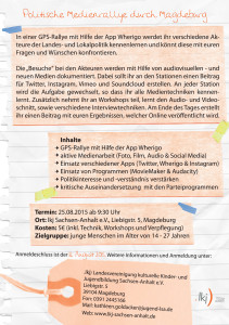 AushangMedienrallye