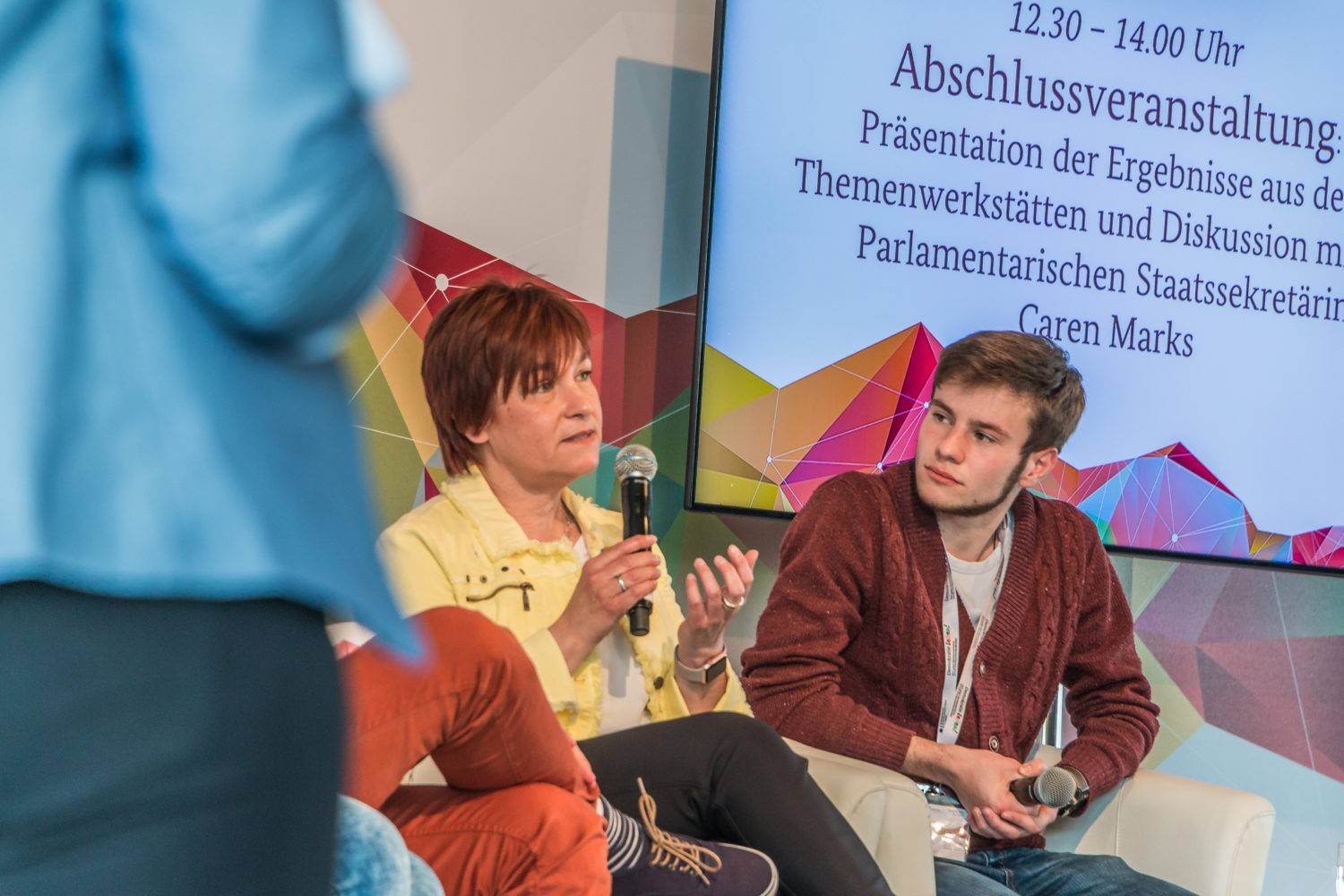 JugendPolitikTage // Forum Frei_Raum – Gespräch mit Parlamentarischen Staatssekretärin Caren Marks