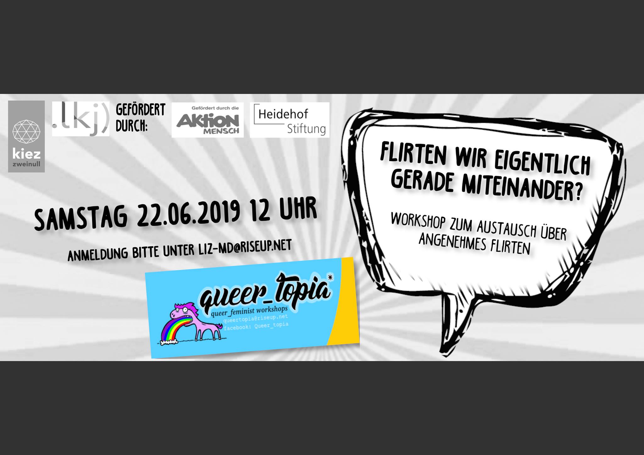 Flirten wir eigentlich gerade miteinander?- Workshop