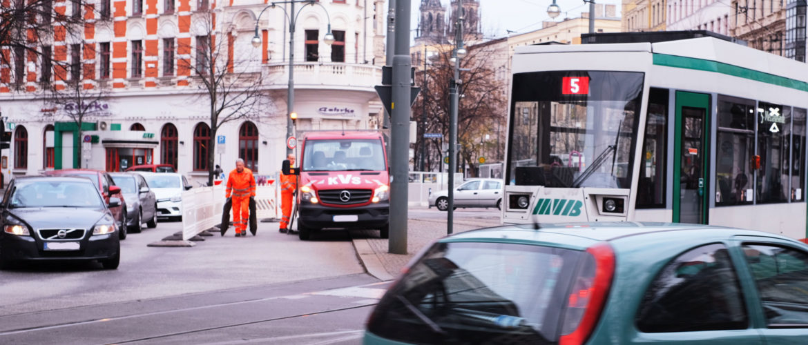 voller Straßenverkehrspunkt