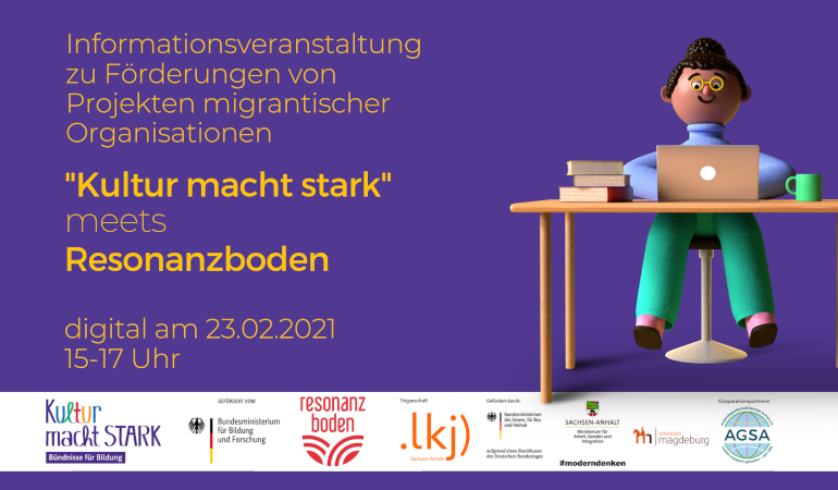 »Kultur macht stark meets Resonanzboden« Informationsveranstaltung zur Förderung von Projekten migrantischer Organisationen