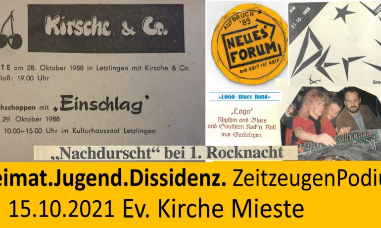 Zeitzeugengespräch „Rock und Dissidenz“