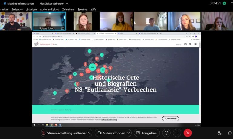 Digitale Gedenkstättentage der Freiwilligen