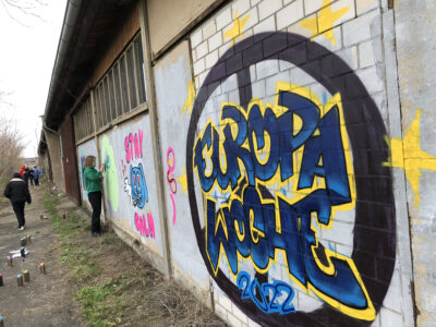 Unsere Zukunft - die Zukunft der EU: Rückblick auf den Graffiti-Workshop im FSJ