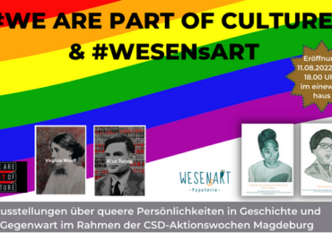 #WE ARE PART OF CULTURE  & #WESENsART