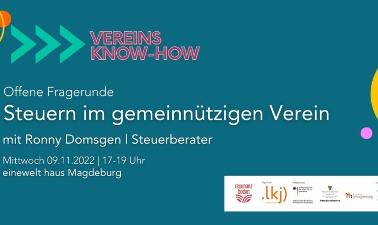Steuern in gemeinnützigen Vereinen | Offene Fragerunde | kostenfrei