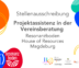 Stellenausschreibung | Projektassistenz in der Vereinsberatung | Resonanzboden // House of Resources Magdeburg