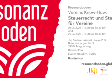 Seminarreihe: Steuerrecht und Steuererklärung für Vereine (Buchhaltung und Jahresabschluss)