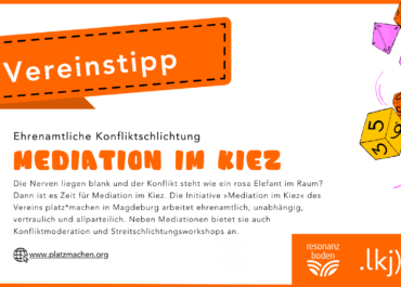 Vereinstipp: Mediation im Kiez