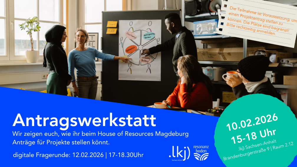 Sharepic-Antragswerkstatt Projektförderung House of Resources