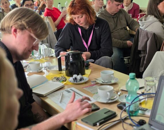 Vorbereitungstreffen Interkulturellen Wochen am 31.03.2026 im einewelthaus Magdeburg | Foto S. Renner