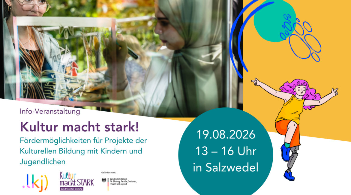 Sharepic KMS Infoveranstaltung in Salzwedel 19.8.2026