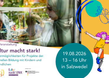 Info-Veranstaltung - Kultur macht stark! | Kreisvolkshochschule Salzwedel